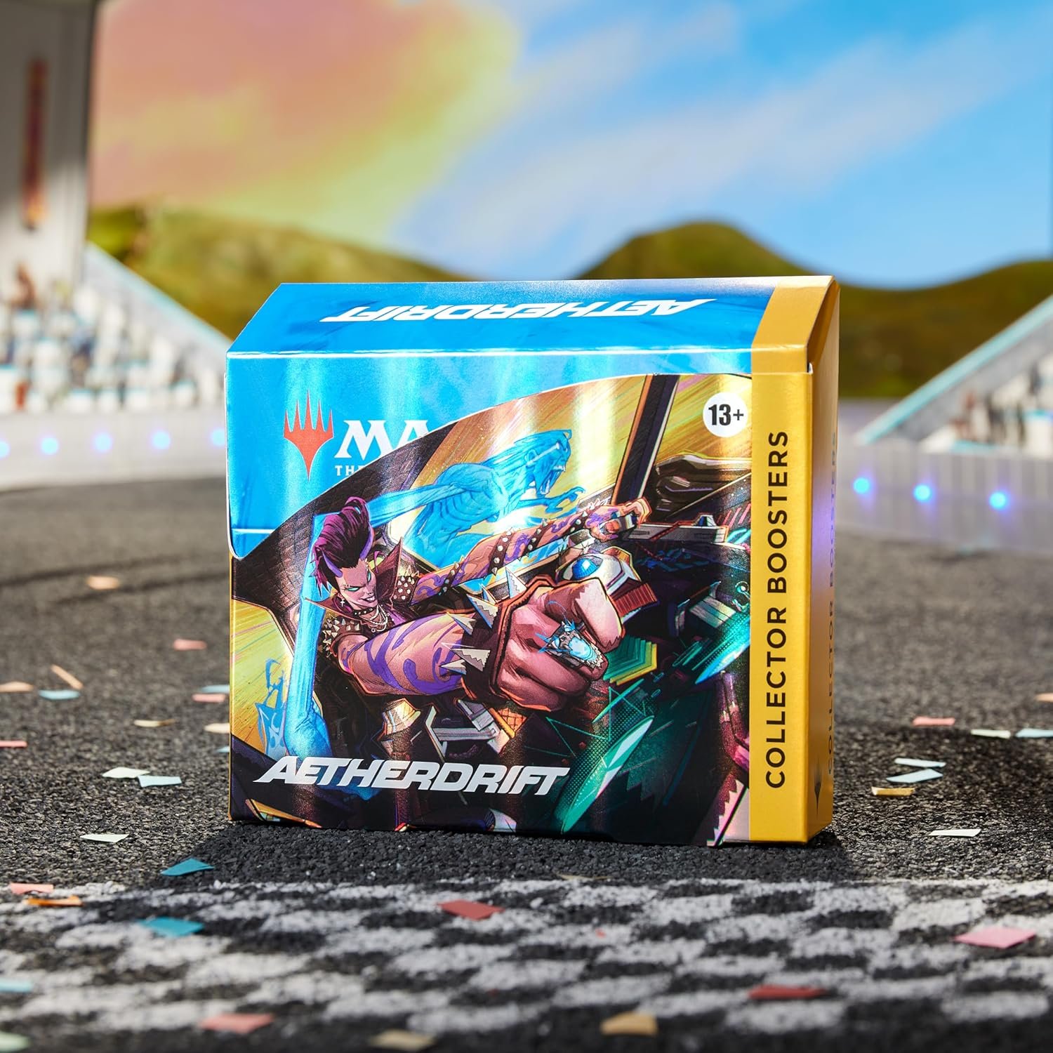 Magic: The Gathering MTG TCG: Aetherdrift Collector Booster Box - 12 Packs - Image 5