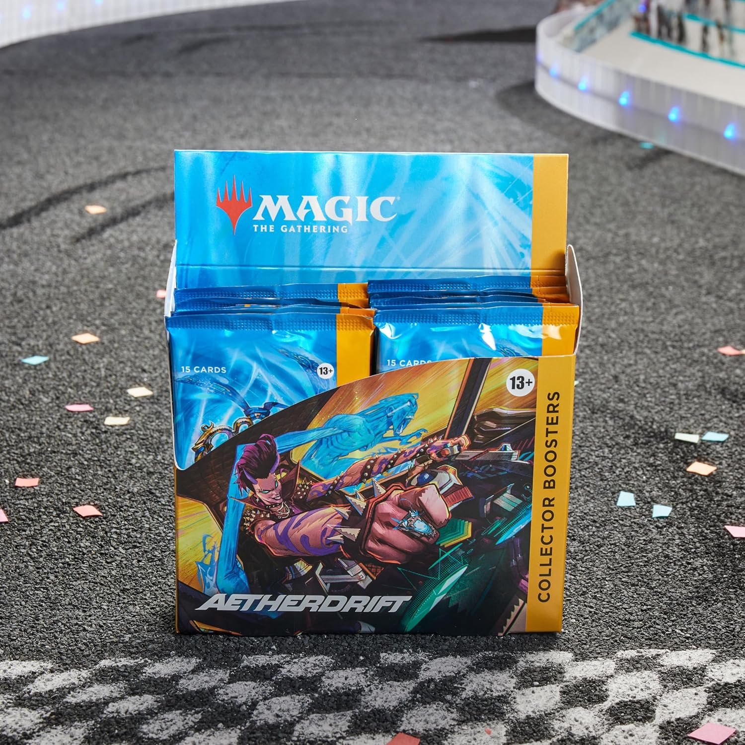 Magic: The Gathering MTG TCG: Aetherdrift Collector Booster Box - 12 Packs - Image 6