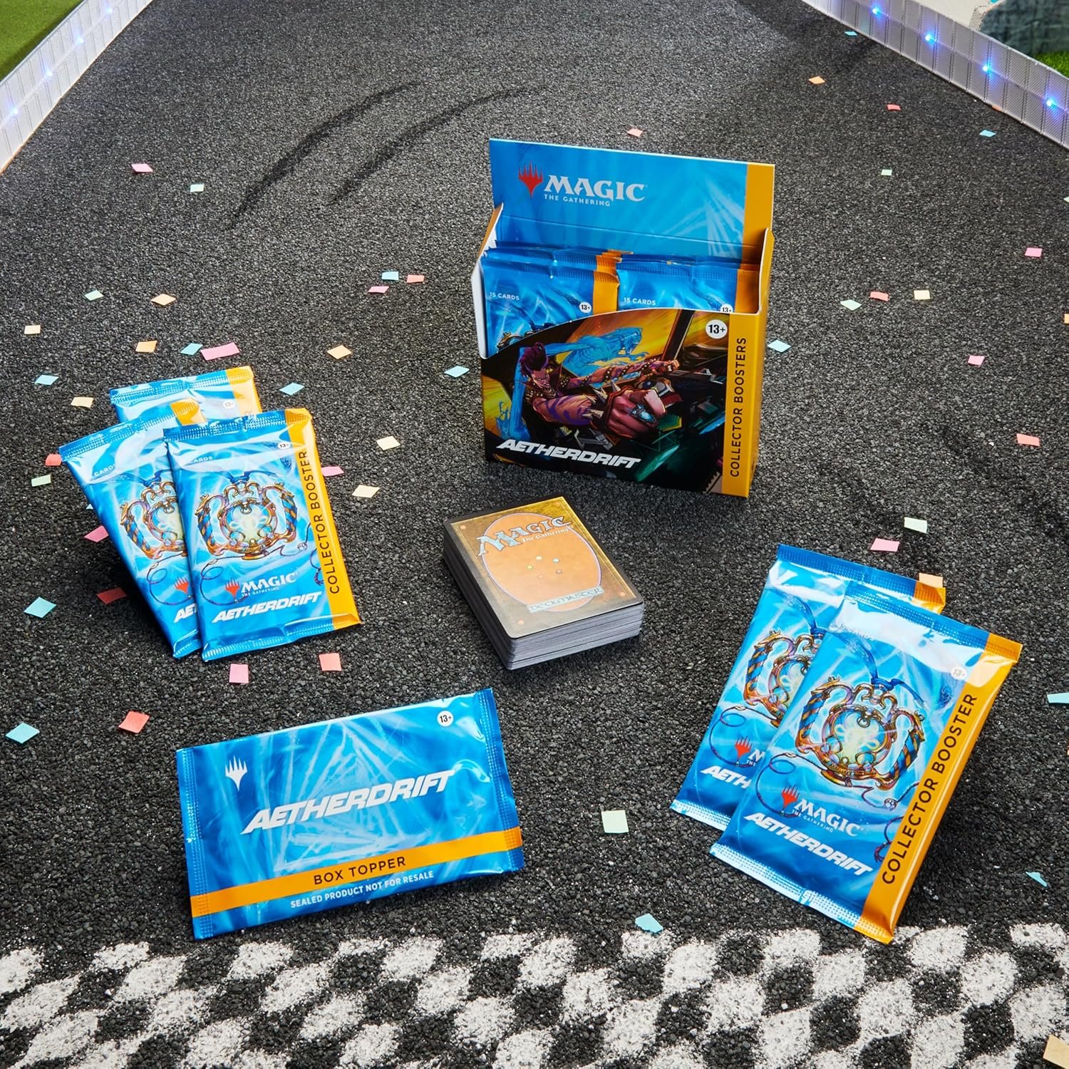 Magic: The Gathering MTG TCG: Aetherdrift Collector Booster Box - 12 Packs - Image 7