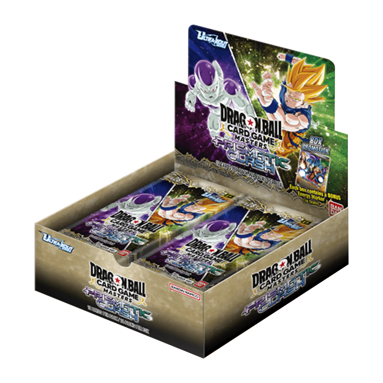 Dragon Ball Super CG Masters – Ultra-Bout Series Set 01 – Prismatic Clash (B28) – Booster Box (24x Packs)