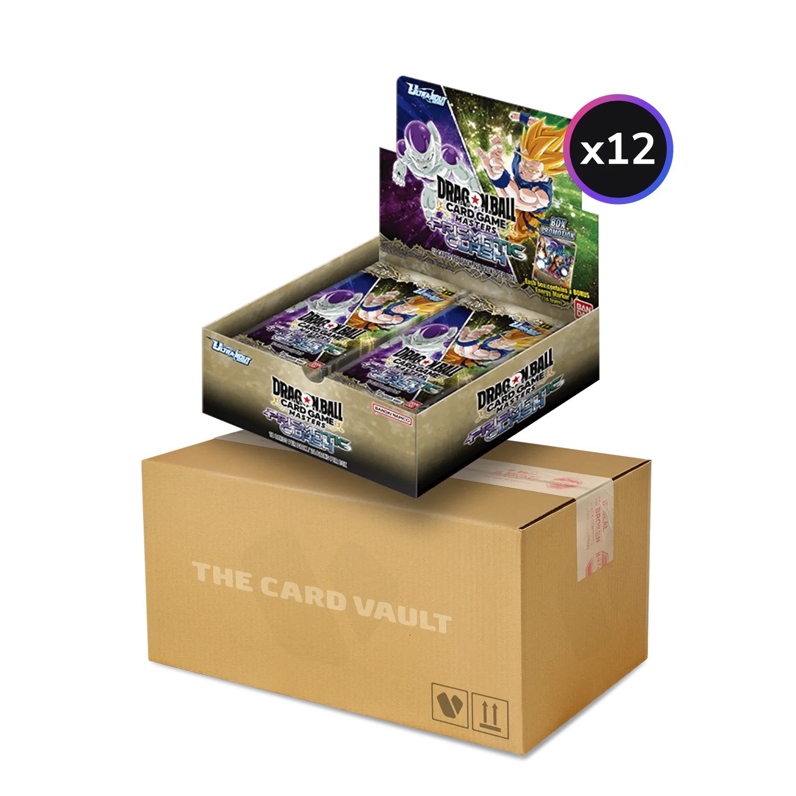 Dragon Ball Super CG Masters – Ultra-Bout Series Set 01 – Prismatic Clash (B28) – Display Case (12x Booster Boxes)