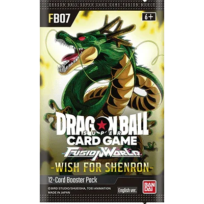 Dragon Ball Super CG Fusion World – Wish For Shenron (FB07) – Booster Pack