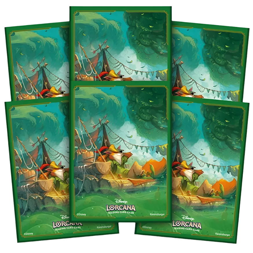 Disney Lorcana – Card Sleeves – Robin Hood (65-Pack)