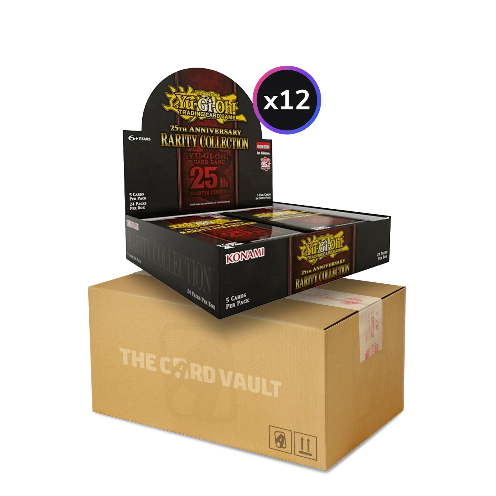 Yu-Gi-Oh! – 25th Anniversary Rarity Collection – Display Case (12x Booster Boxes)