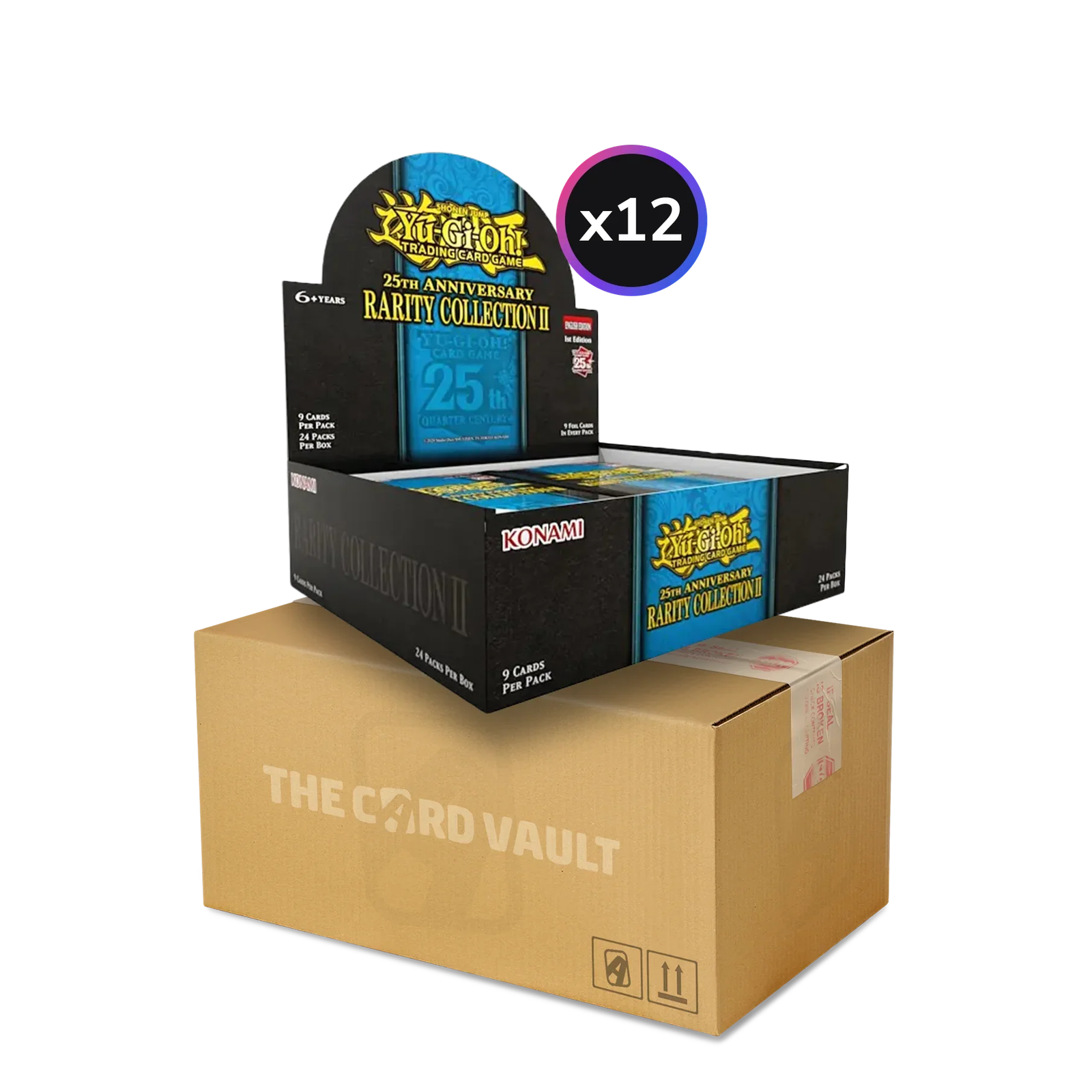 Yu-Gi-Oh! – 25th Anniversary Rarity Collection 2 – Display Case (12x Booster Boxes)