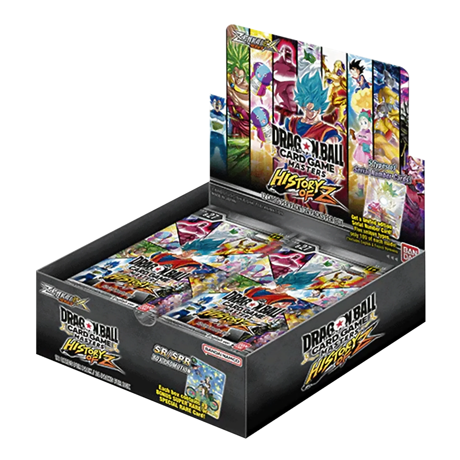 Dragon Ball Super CG Masters – Zenkai Series Set 10 – History of Z (B27) – Booster Box (24x Packs)