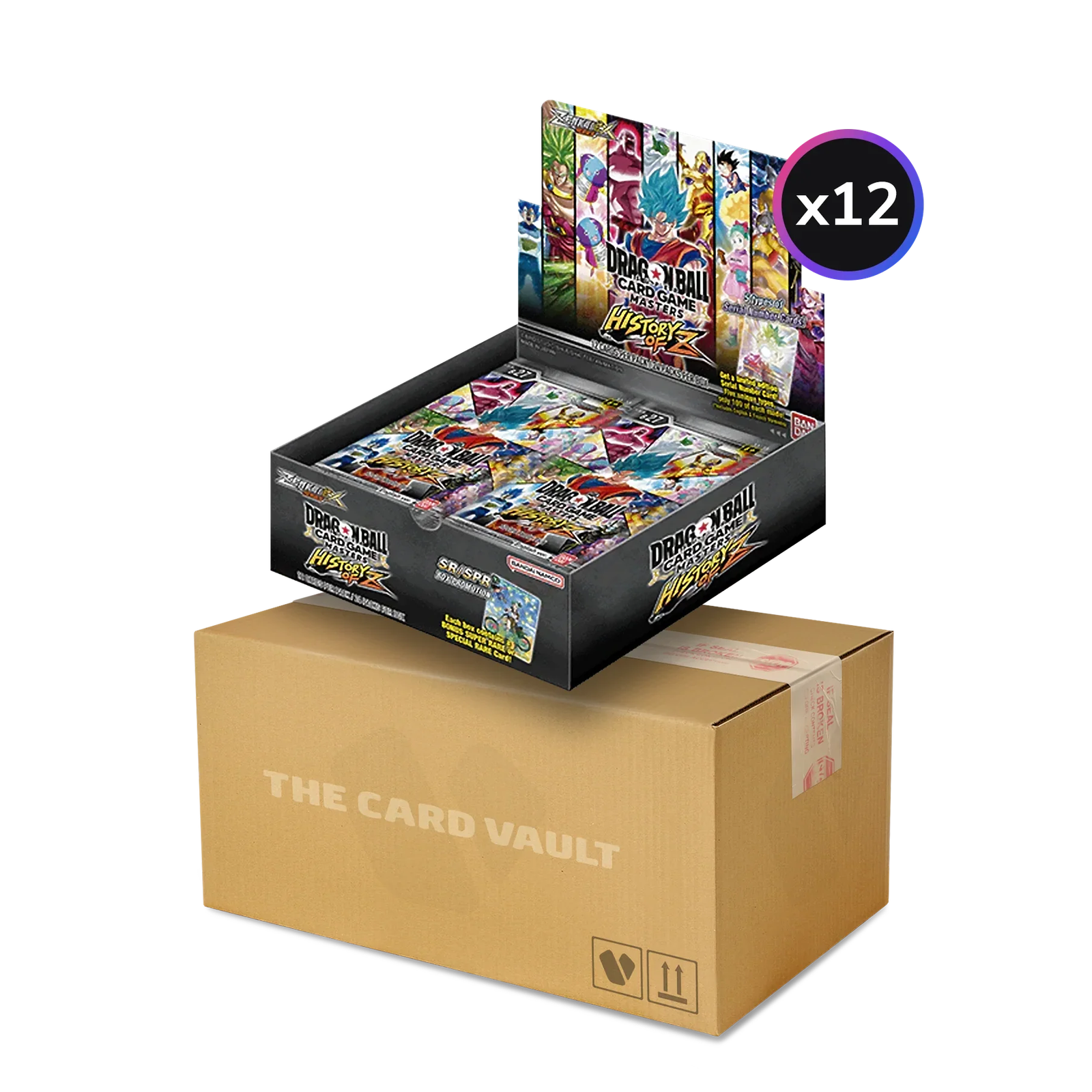 Dragon Ball Super CG Masters – Zenkai Series Set 10 – History of Z (B27) – Display Case (12x Booster Boxes)