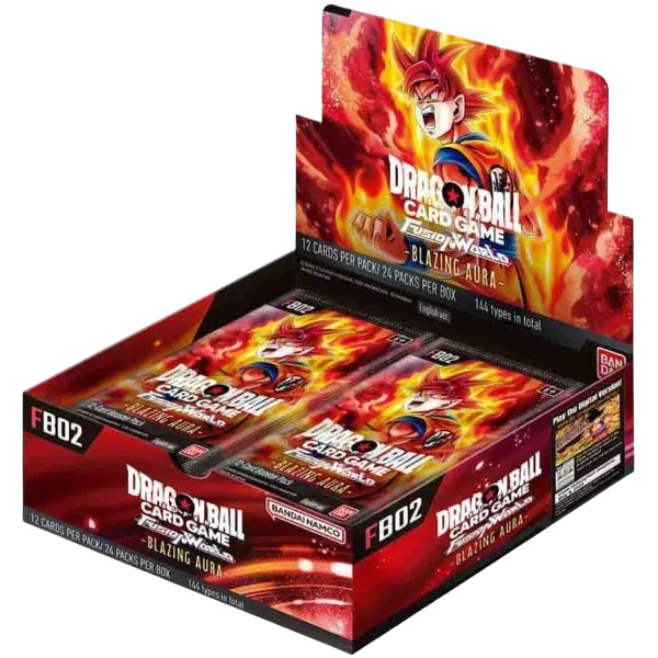 Dragon Ball Super CG Fusion World – Blazing Aura (FB02) – Booster Box (24x Packs)