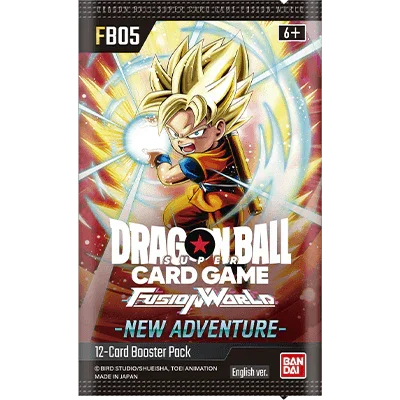 Dragon Ball Super CG Fusion World – New Adventure (FB05) – Booster Pack