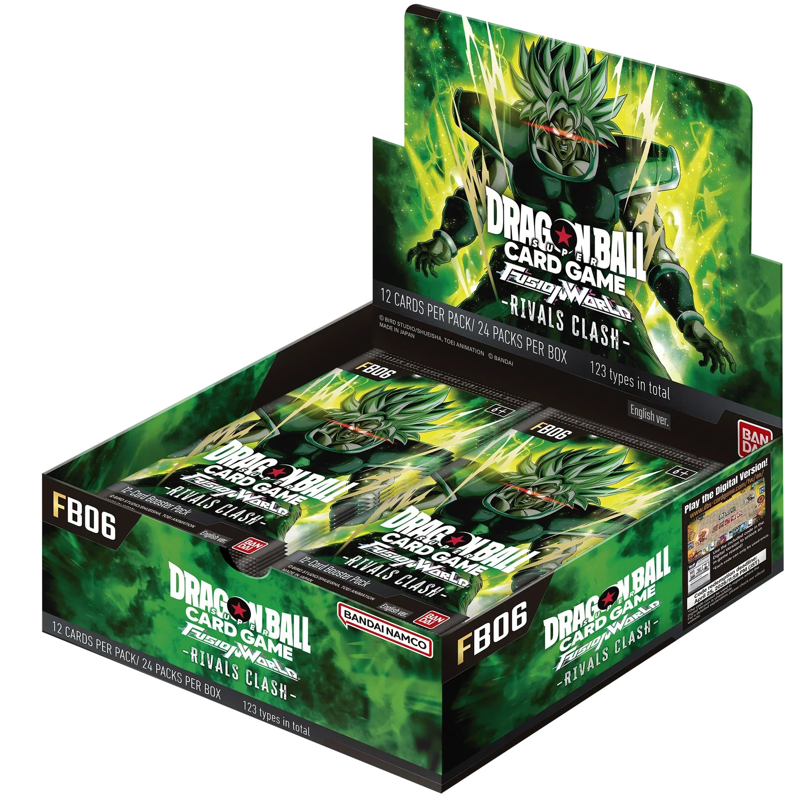Dragon Ball Super CG Fusion World – Rivals Clash (FB06) – Booster Box (24x Packs)