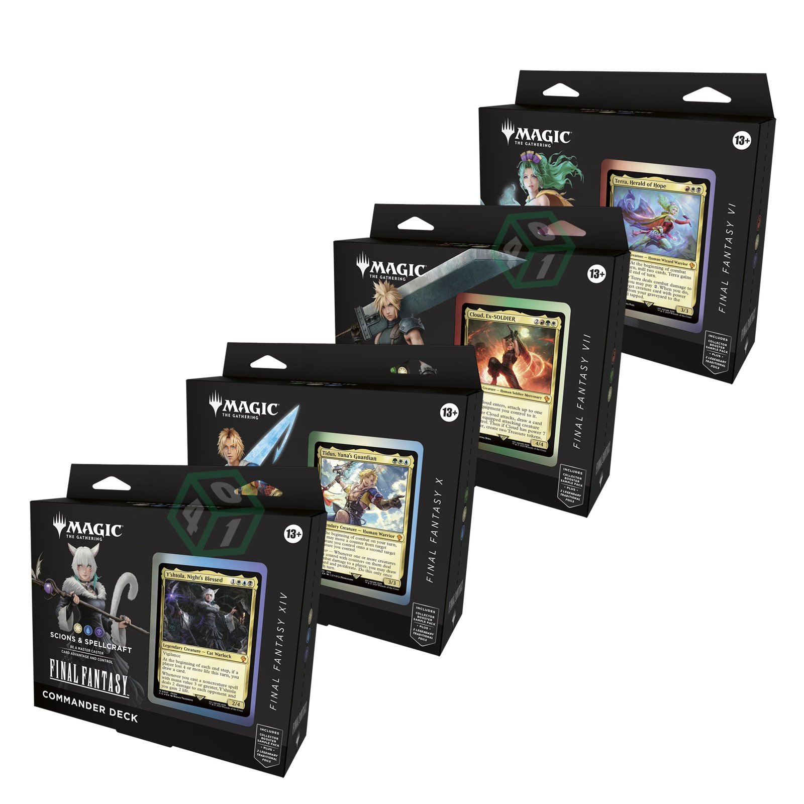 Magic: The Gathering TCG: Final Fantasy Commander Decks - Set of 4 - Image 2