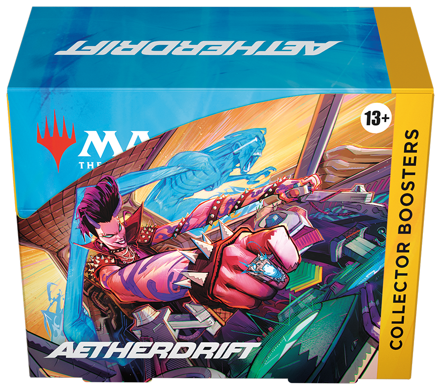 Magic: The Gathering MTG TCG: Aetherdrift Collector Booster Box - 12 Packs - Image 3