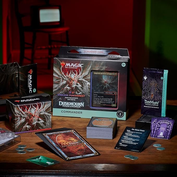 Magic: The Gathering TCG Duskmourn: House of Horrors Commander Deck Bundle - 4 Decks - Image 6