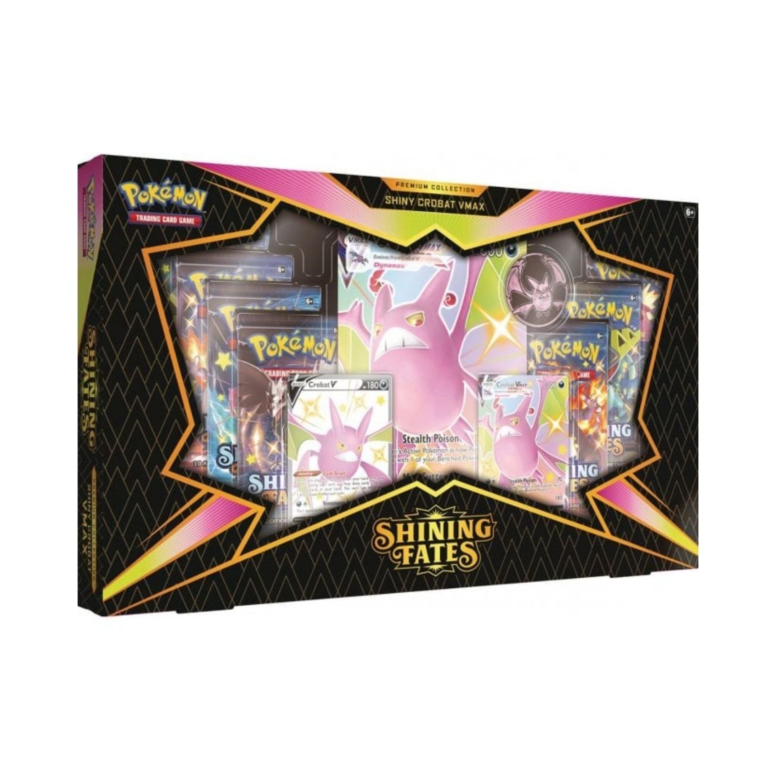 Pokemon – Shining Fates – Premium VMAX Shiny Crobat