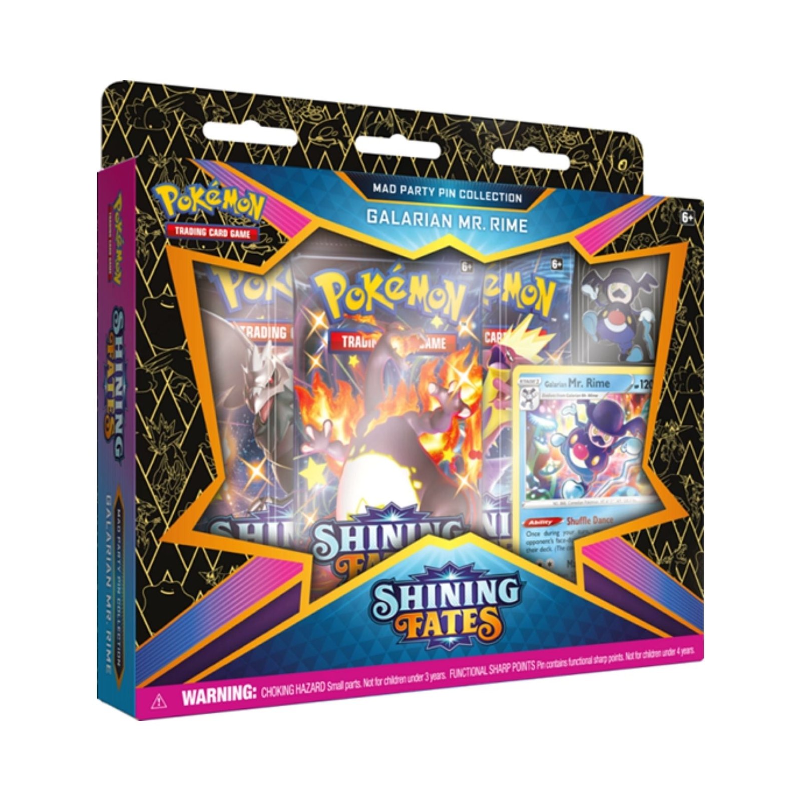 Pokemon – Shining Fates – Mad Party Galarian Mr. Rime Pin