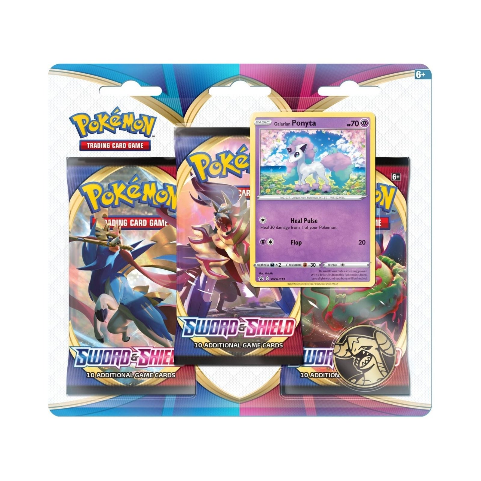 Pokemon – Sword & Shield – 3 Pack Blister – Ponyta