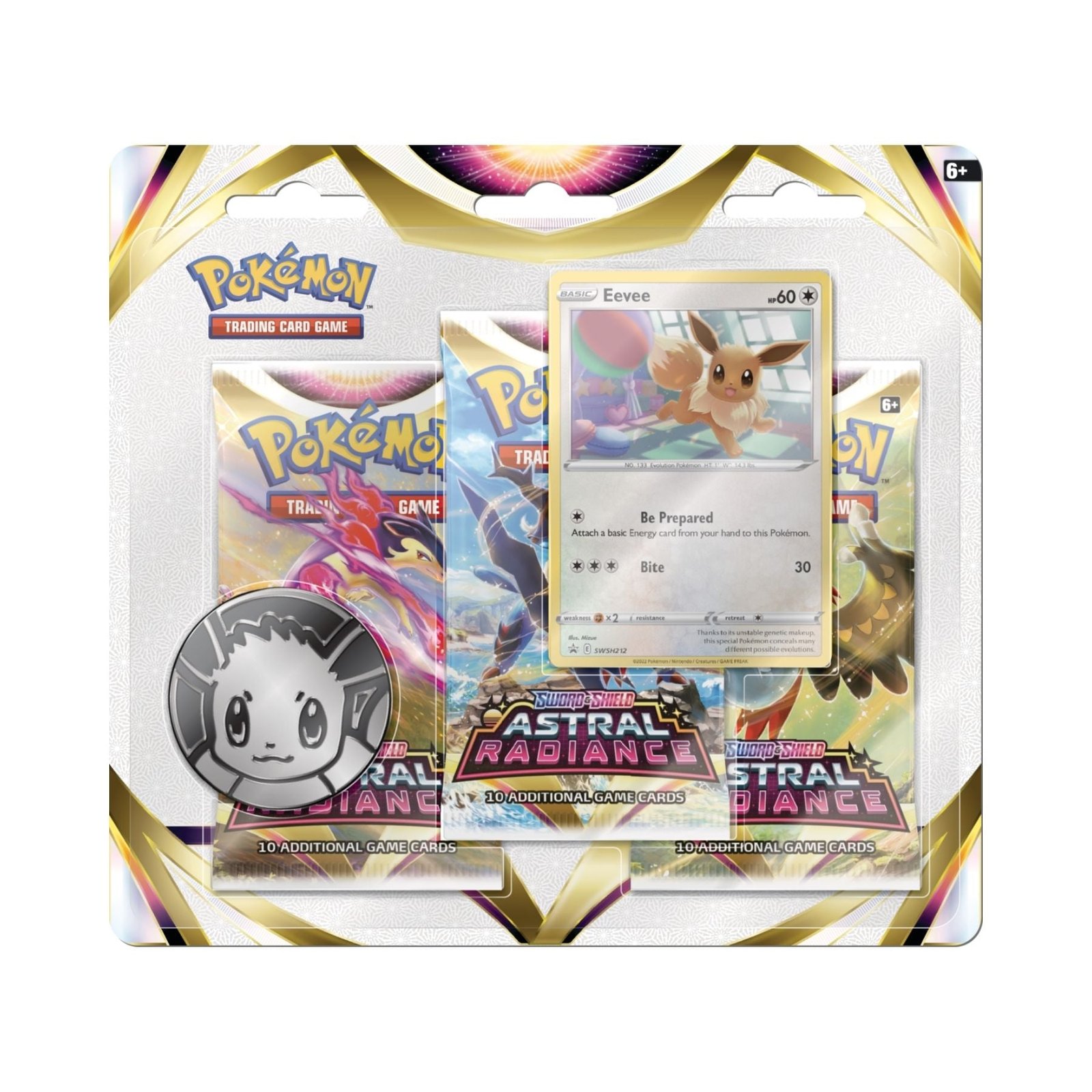 Pokemon – Astral Radiance – 3 Pack Blister – Eevee