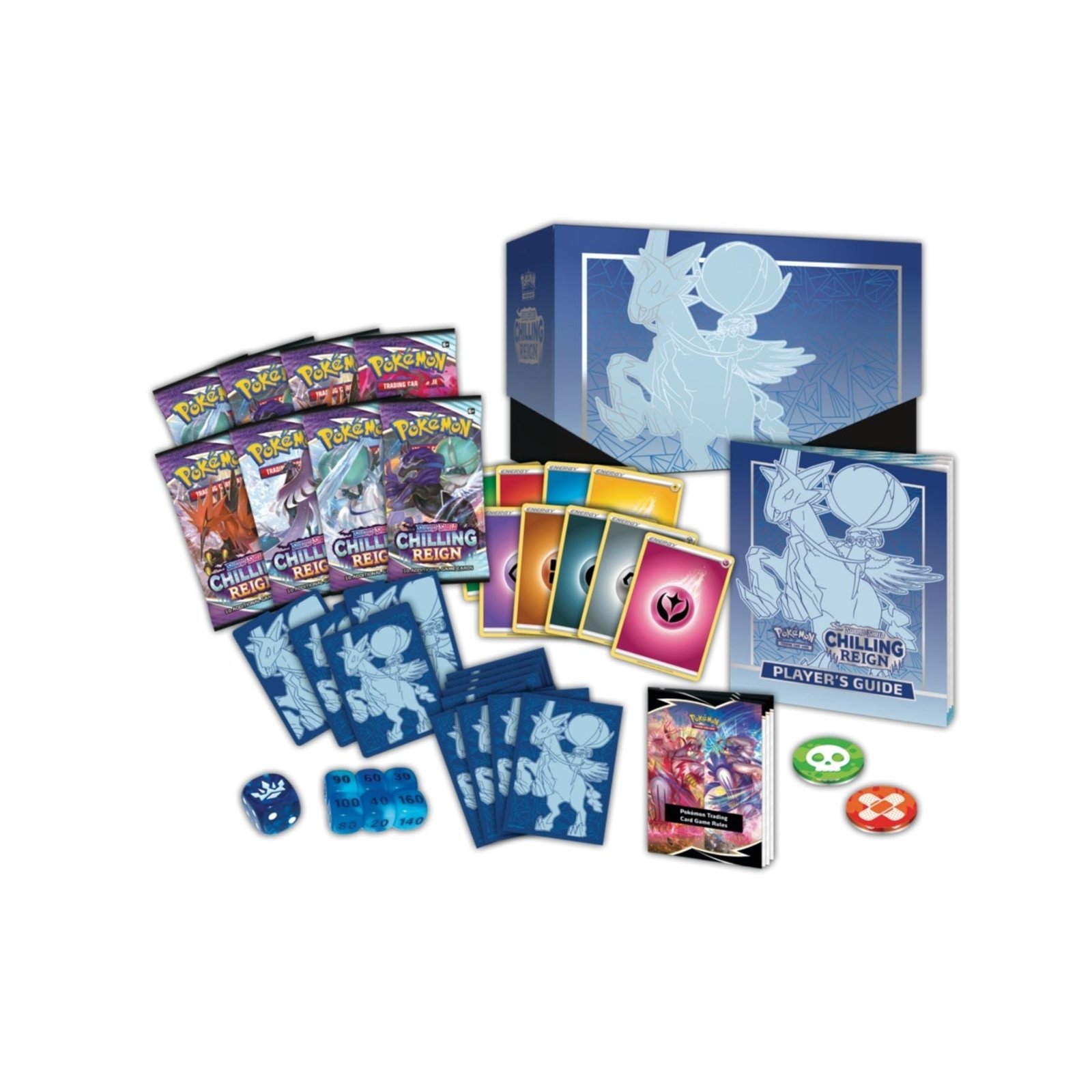 Pokemon - Chilling Reign - Elite Trainer Box - Ice Rider Calyrex - Image 2