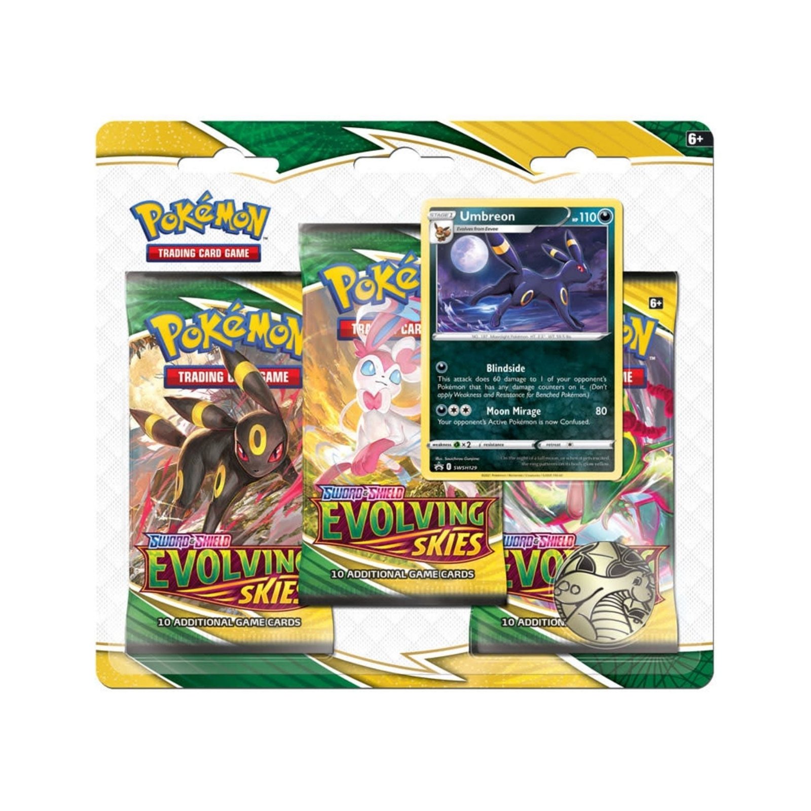 Pokemon – Evolving Skies – 3 Pack Blister – Umbreon