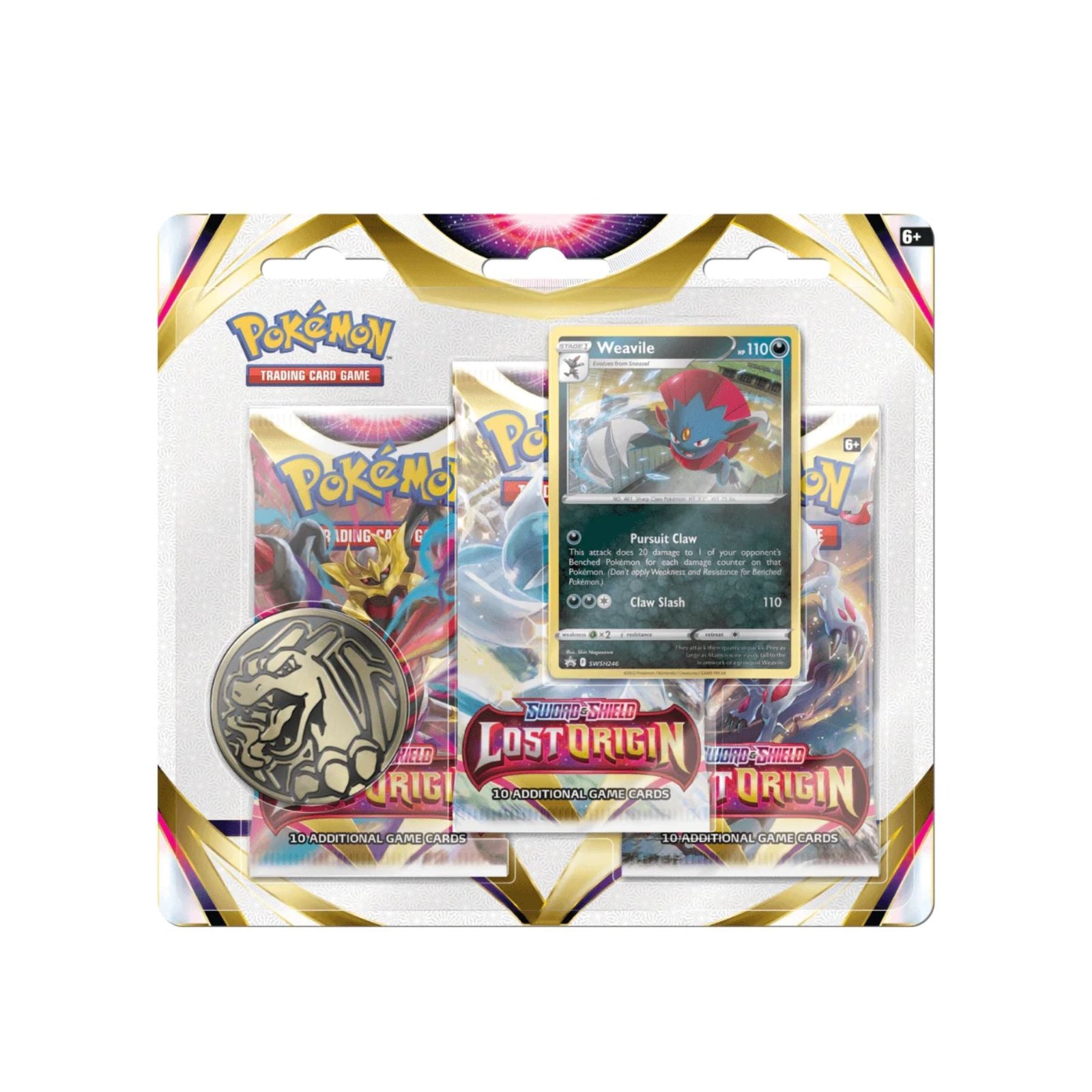 Pokemon – Lost Origin – 3 Pack Blister – Weavile