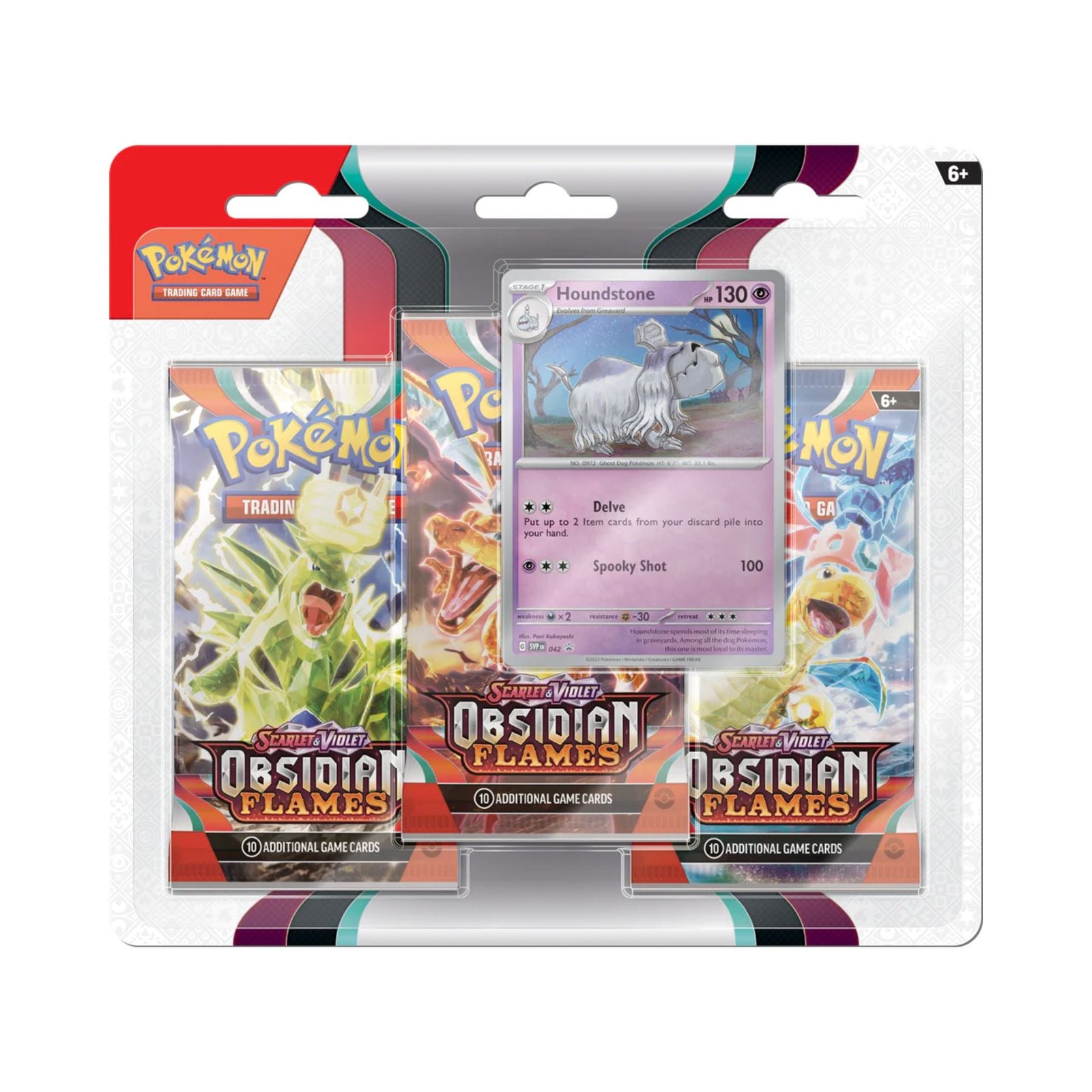 Pokemon – Obsidian Flames – 3 Pack Blister – Houndstone