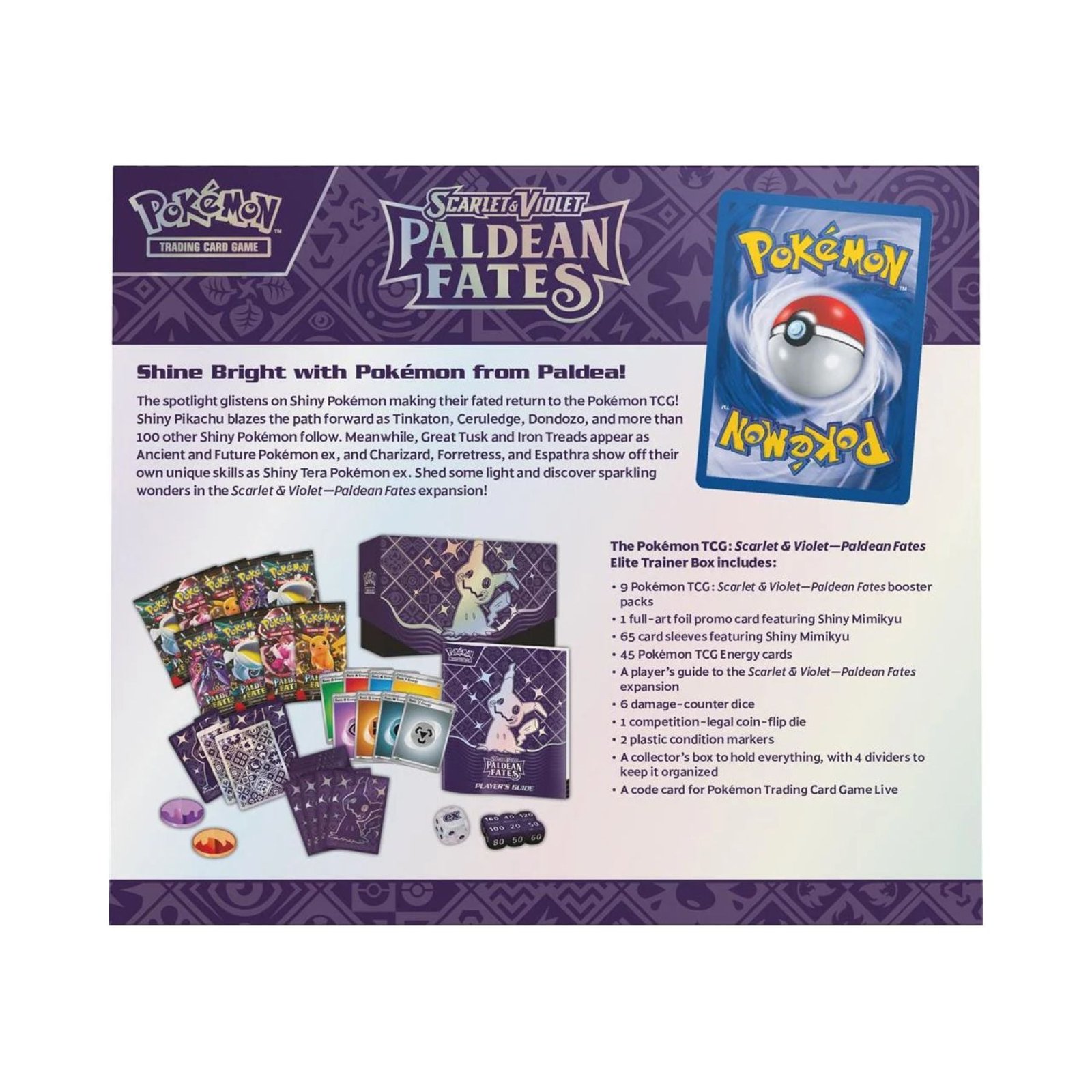 Pokemon - Paldean Fates - Elite Trainer Box - Image 3