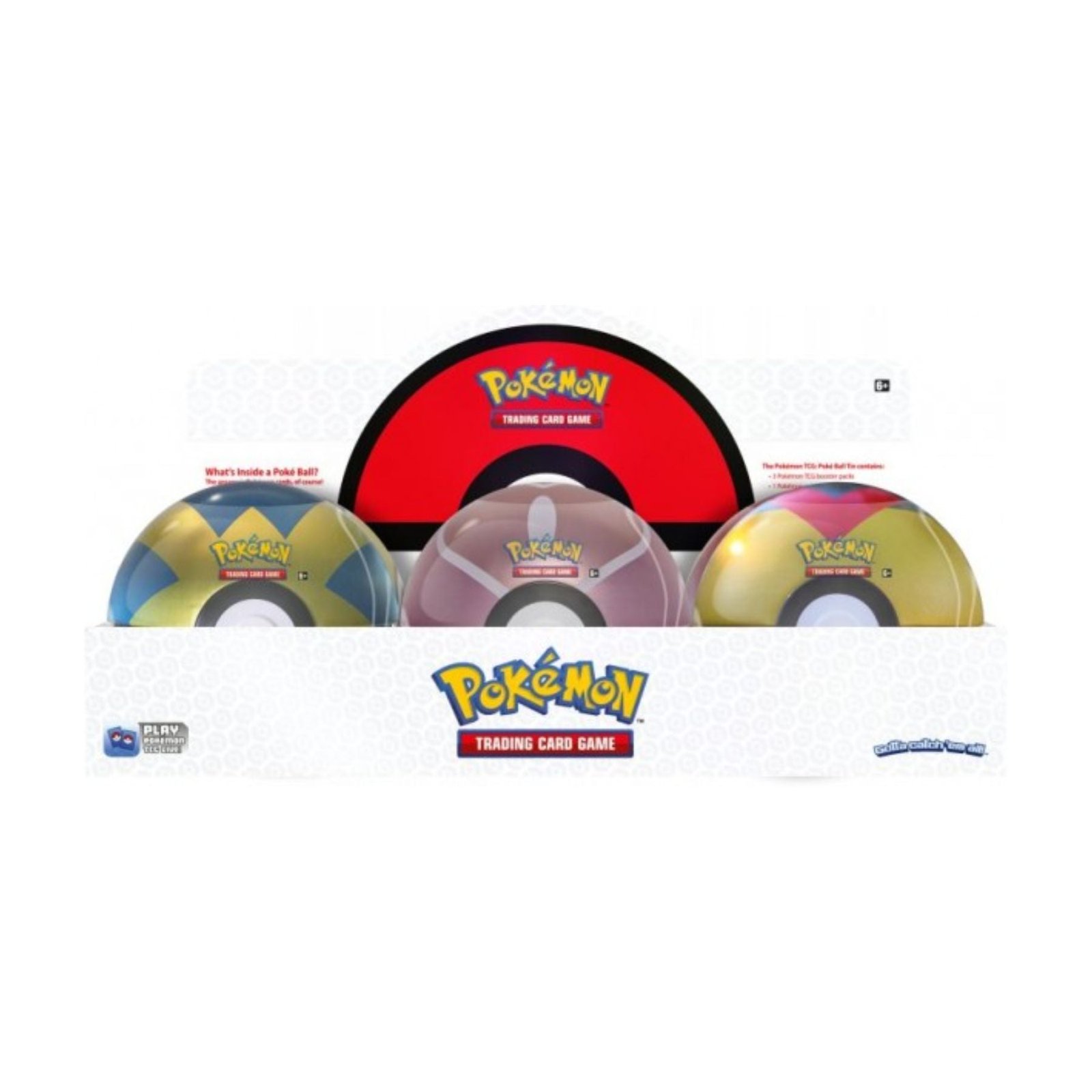 Pokemon – Pokéball Tin Q2 2022 – Display of 6