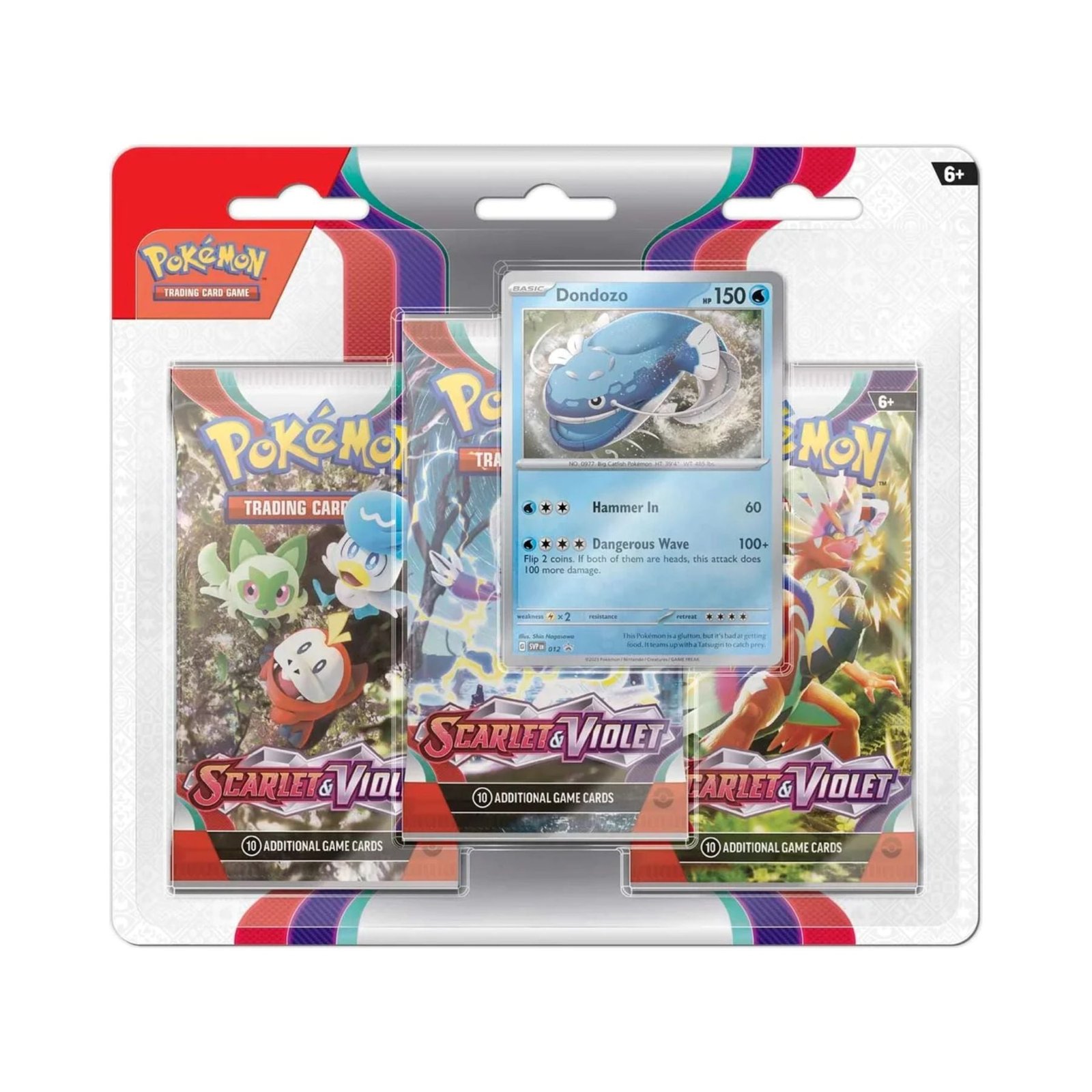 Pokemon – Scarlet & Violet – 3 Pack Blister – Dondozo