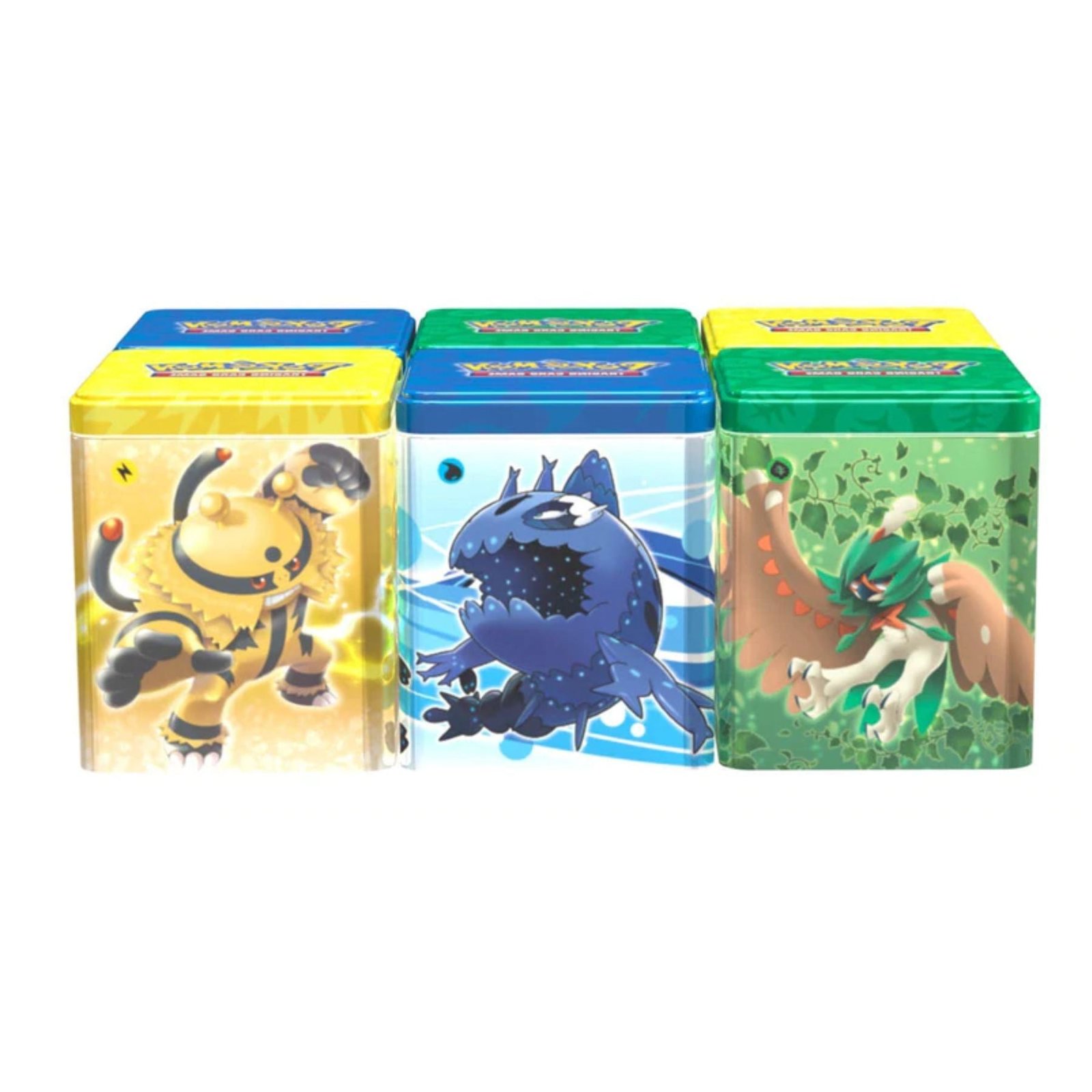 Pokemon - Stacking Tins - Display of 6 Tins - Image 2