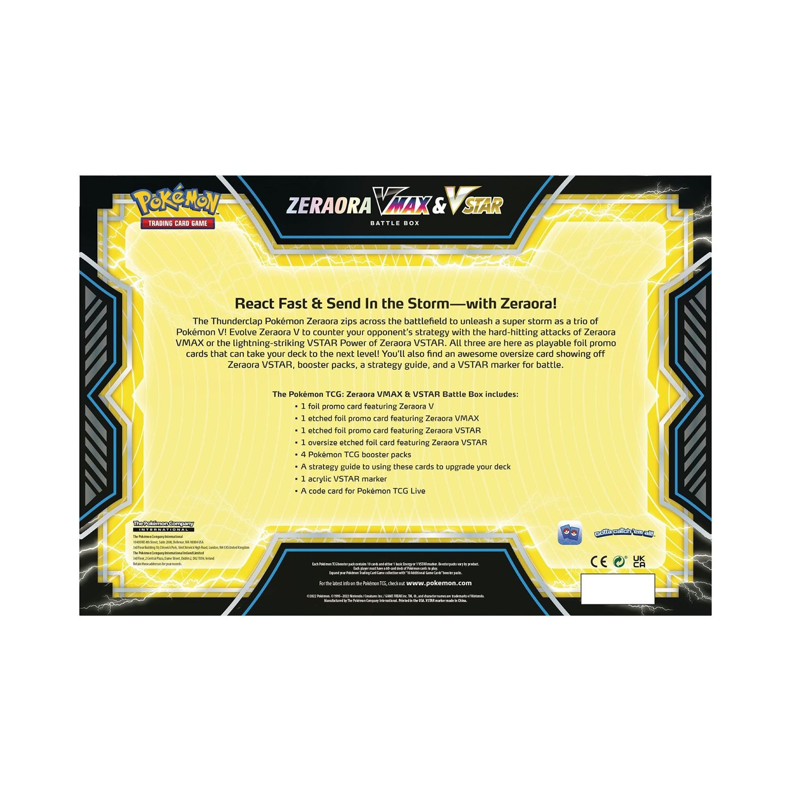 Pokemon - Zeraora VMAX & VSTAR - Battle Box - Image 3