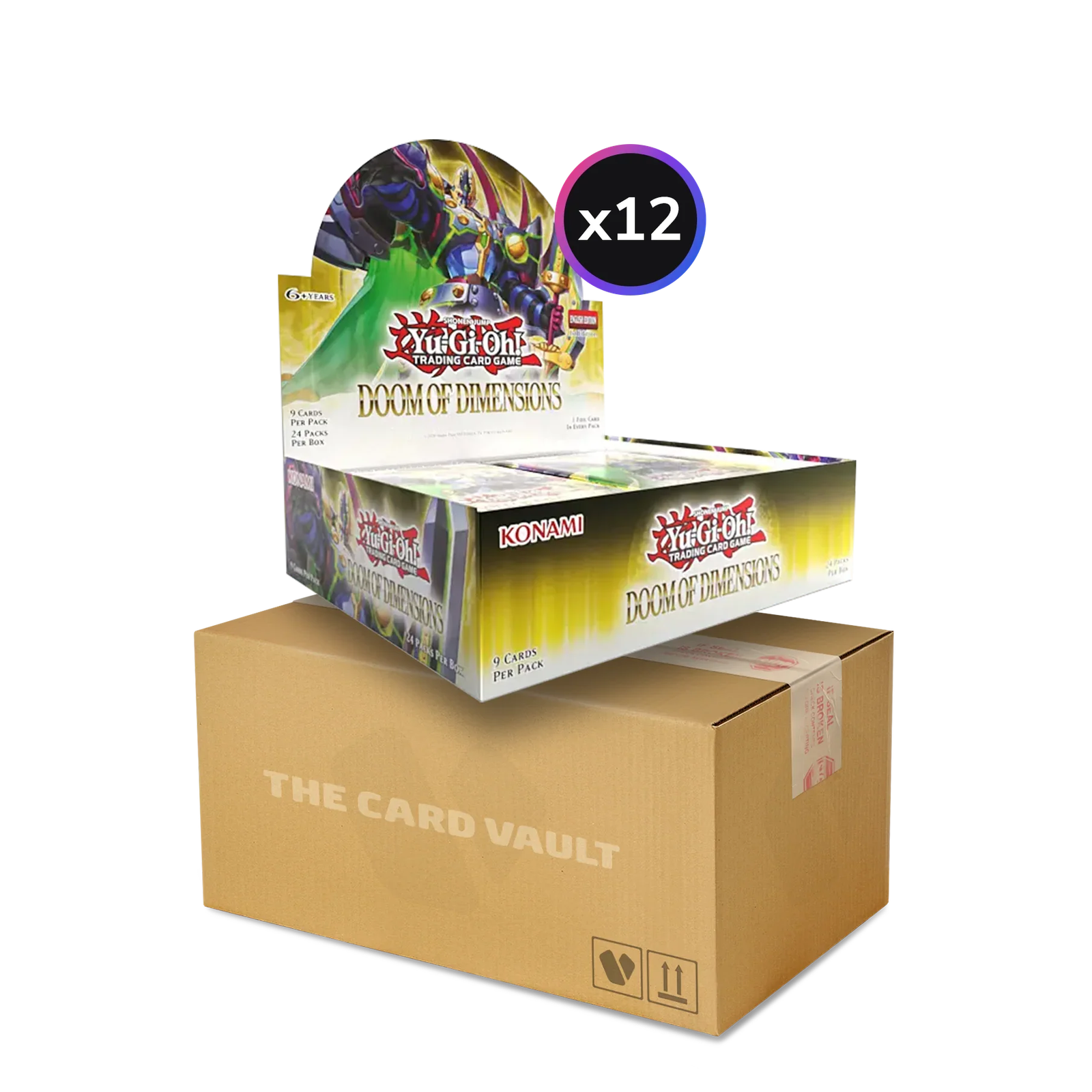 Yu-Gi-Oh! – Doom of Dimensions – Display Case (12x Booster Boxes) (1st Edition)