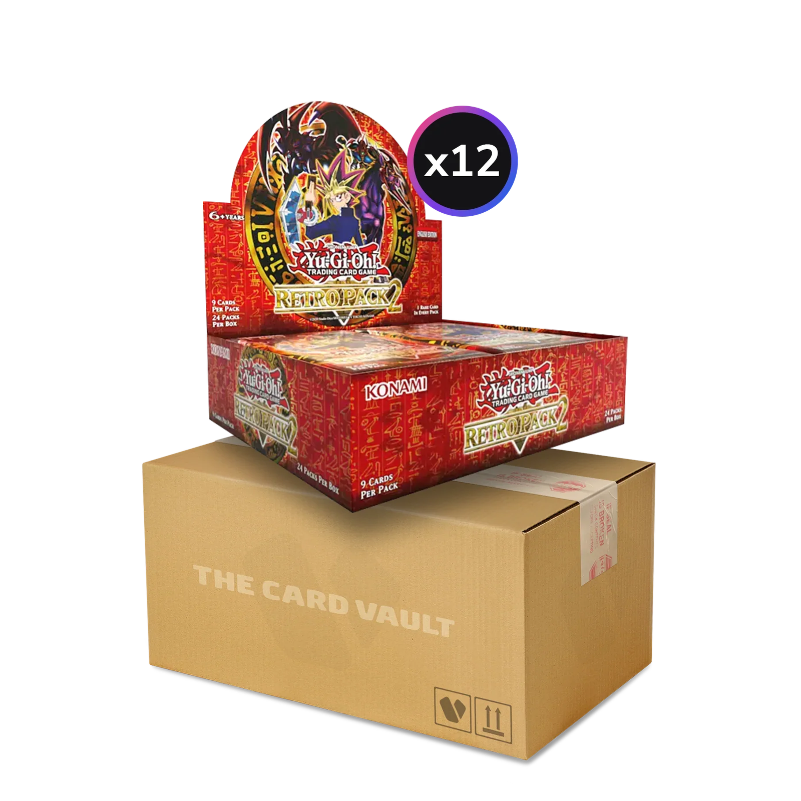 Yu-Gi-Oh! – Retro Pack 2 – Display Case (12x Booster Boxes) (Reprint Edition)