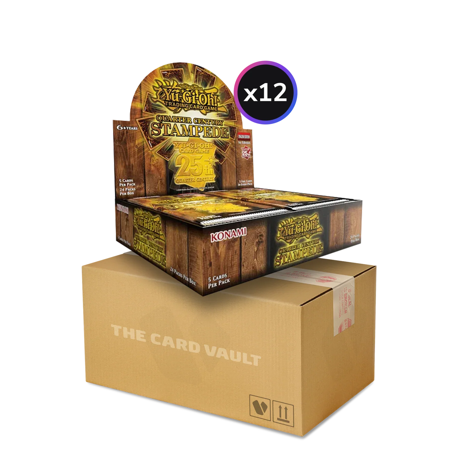Yu-Gi-Oh! – Quarter Century Stampede – Display Case (12x Booster Boxes)