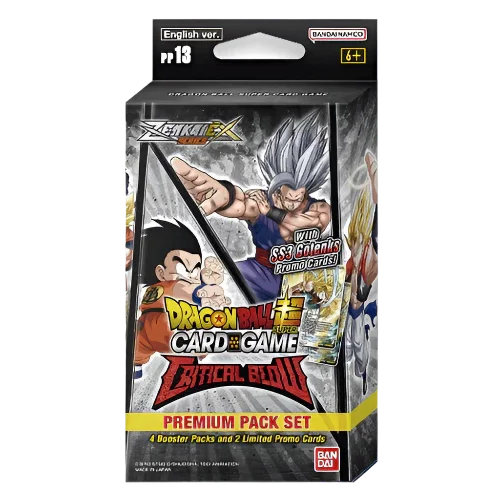 Dragon Ball Super CG Masters – Zenkai Series Critical Blow Premium Pack (PP13)