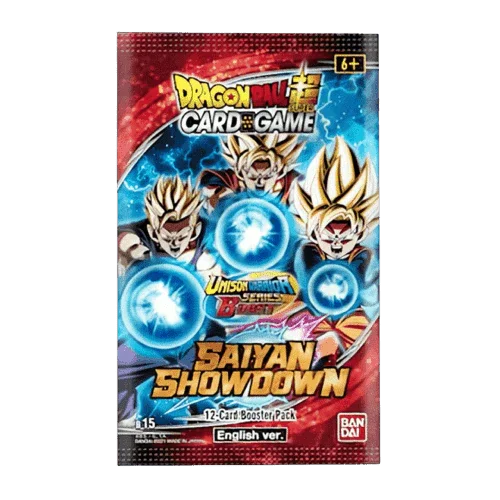 Dragon Ball Super CG Masters – Unison Warrior Series – Saiyan Showdown (B15) – Booster Pack