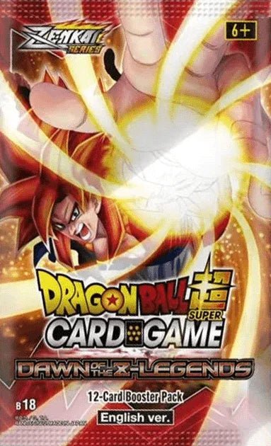Dragon Ball Super CG Masters – Zenkai Series Set 01 – Dawn of the Z-Legends (B18) – Booster Pack