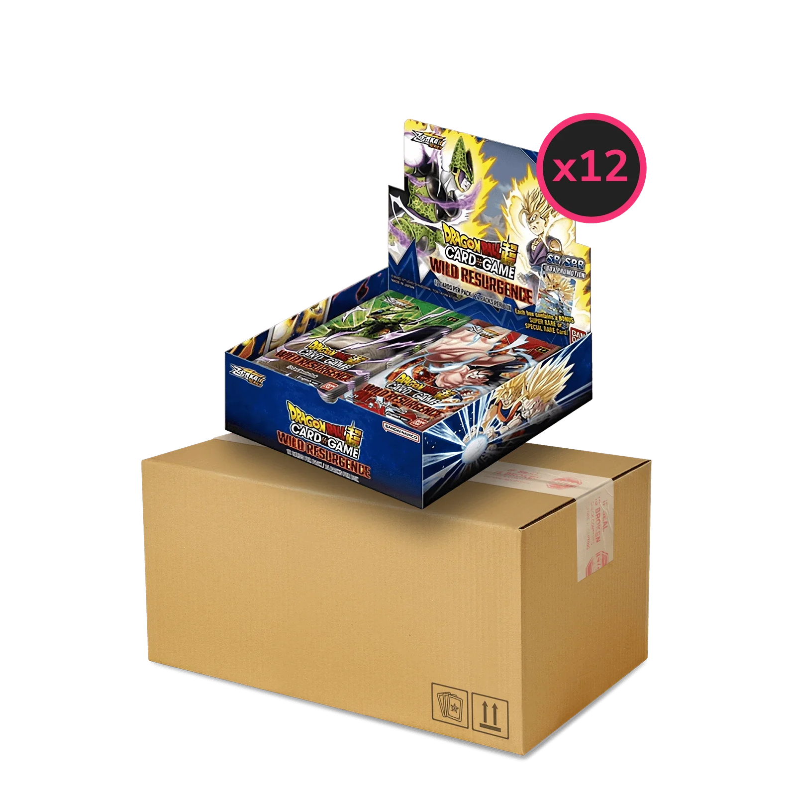 Dragon Ball Super CG Masters – Zenkai Series Set 04 – Wild Resurgence (B21) – Display Case (12x Booster Boxes)