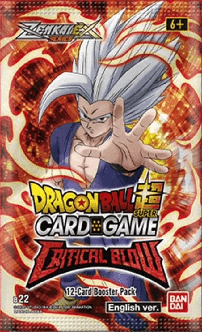 Dragon Ball Super CG Masters – Zenkai Series Set 05 – Critical Blow (B22) – Booster Pack
