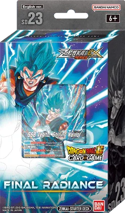 Dragon Ball Super CG Masters – Zenkai Series Starter Deck 05 (SD23) – Final Radiance