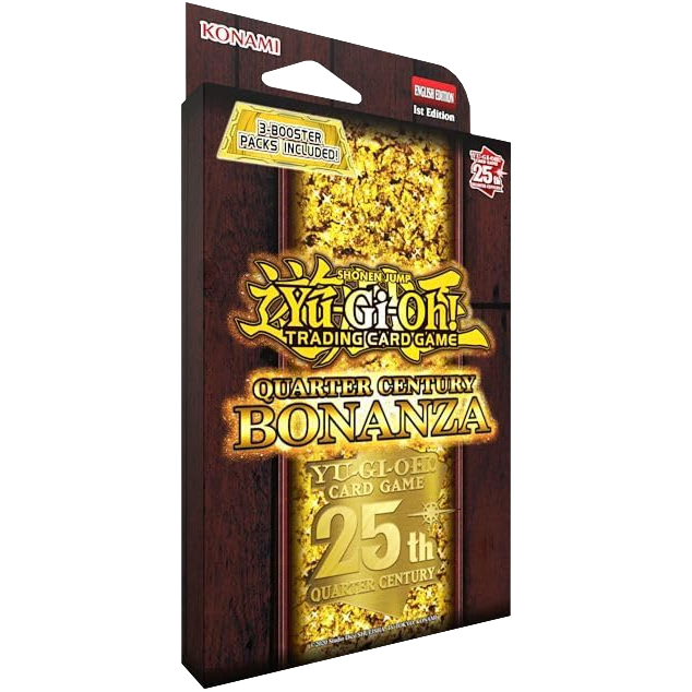 Yu-Gi-Oh! – Quarter Century Bonanza – 3-Pack Booster Tuckbox