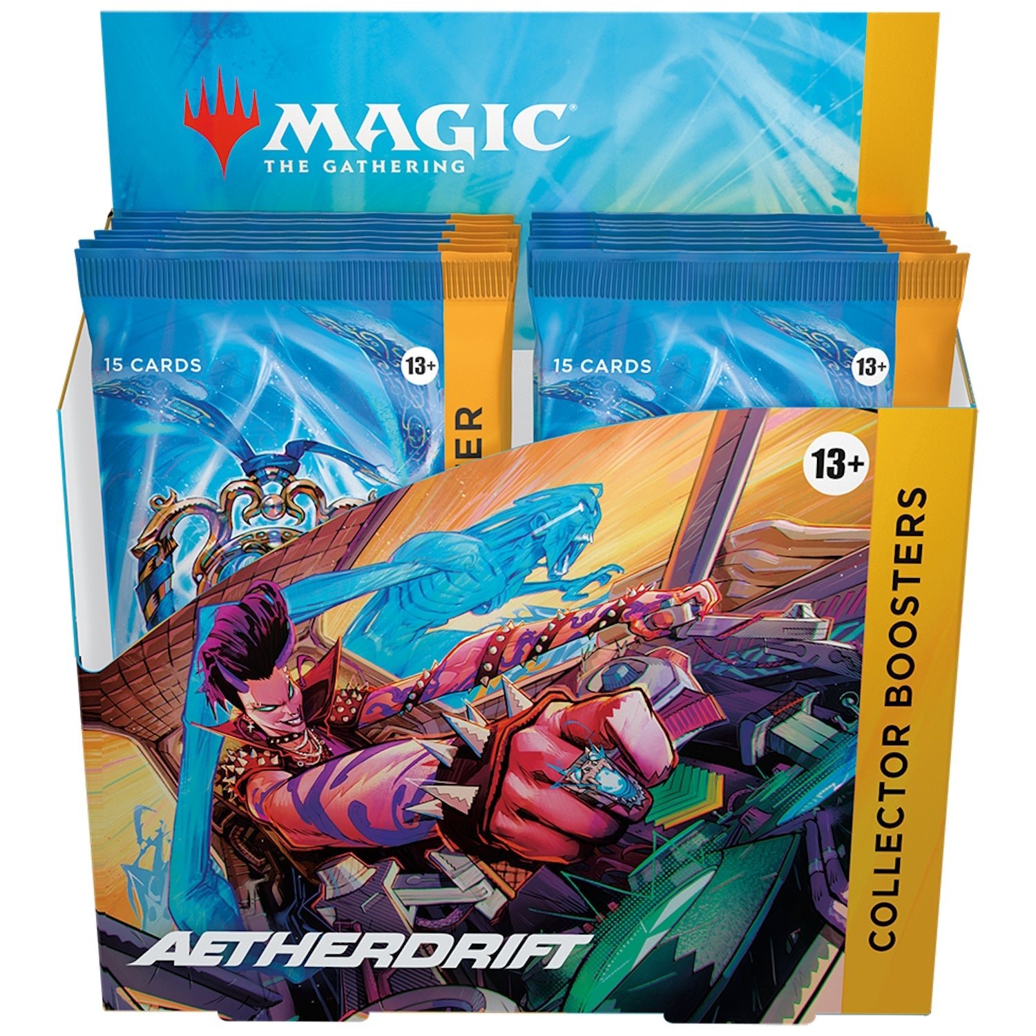 Magic: The Gathering MTG TCG: Aetherdrift Collector Booster Box - 12 Packs - Image 2