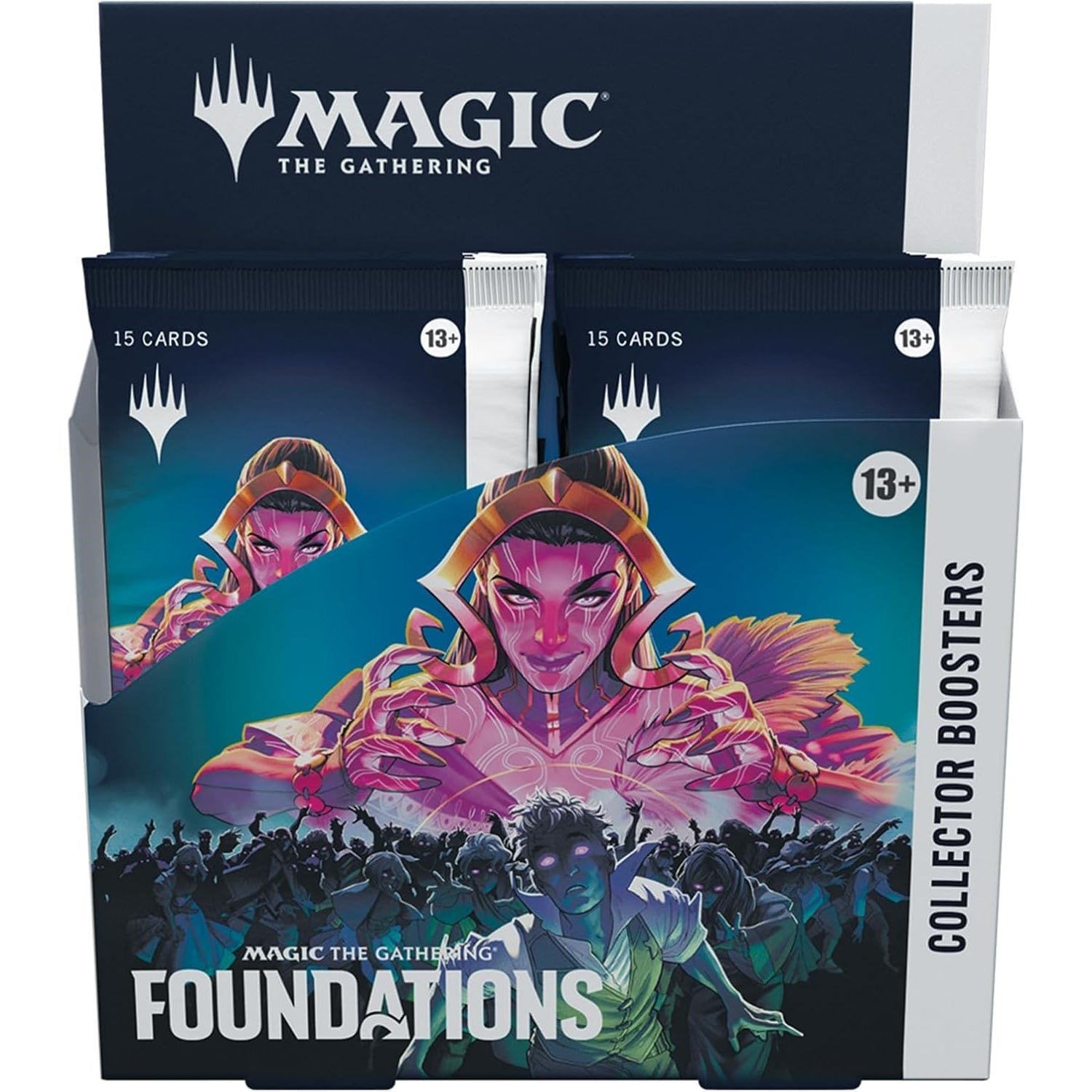 Magic: The Gathering MTG TCG: Foundations Collector Booster Box – 12 Packs