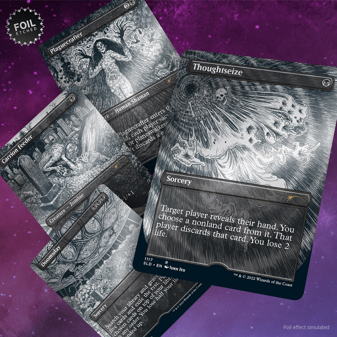 Magic: The Gathering TCG - Secret Lair Drop Series - Special Guest: Junji Ito (English) - Foil Etched Edition - Image 2