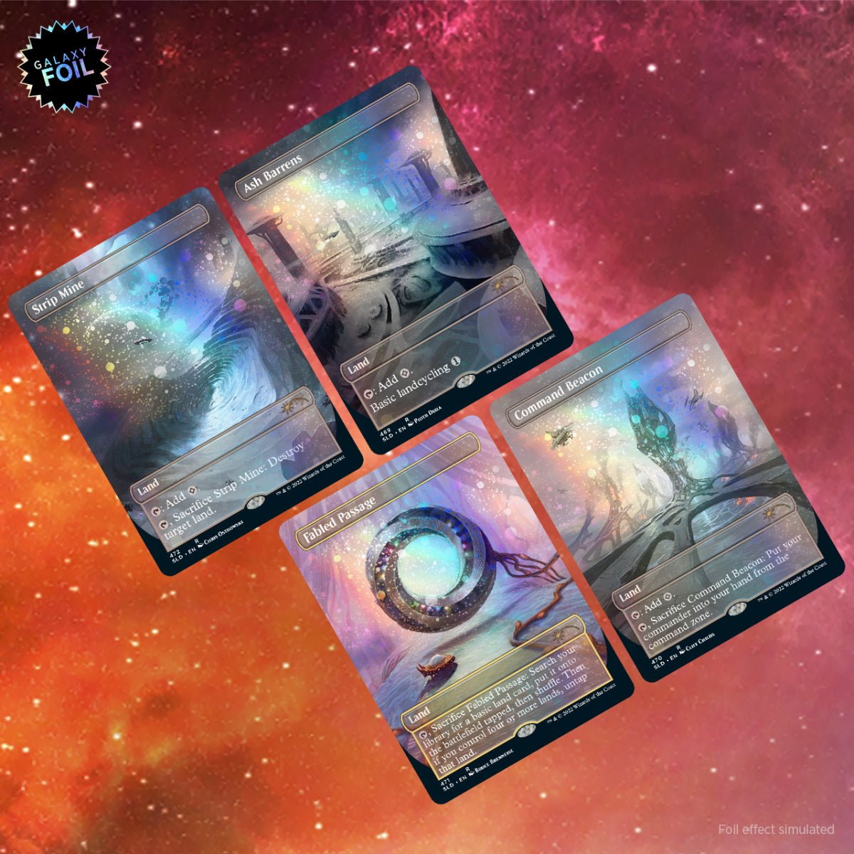 Magic: The Gathering TCG – Secret Lair Drop Series – Totally Spaced Out Galaxy – FOIL