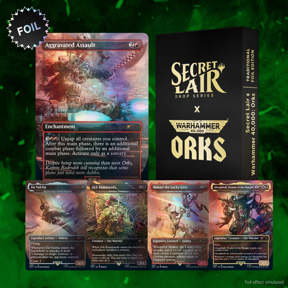 Magic: The Gathering TCG – Secret Lair x Warhammer 40,000: Orks – Foil