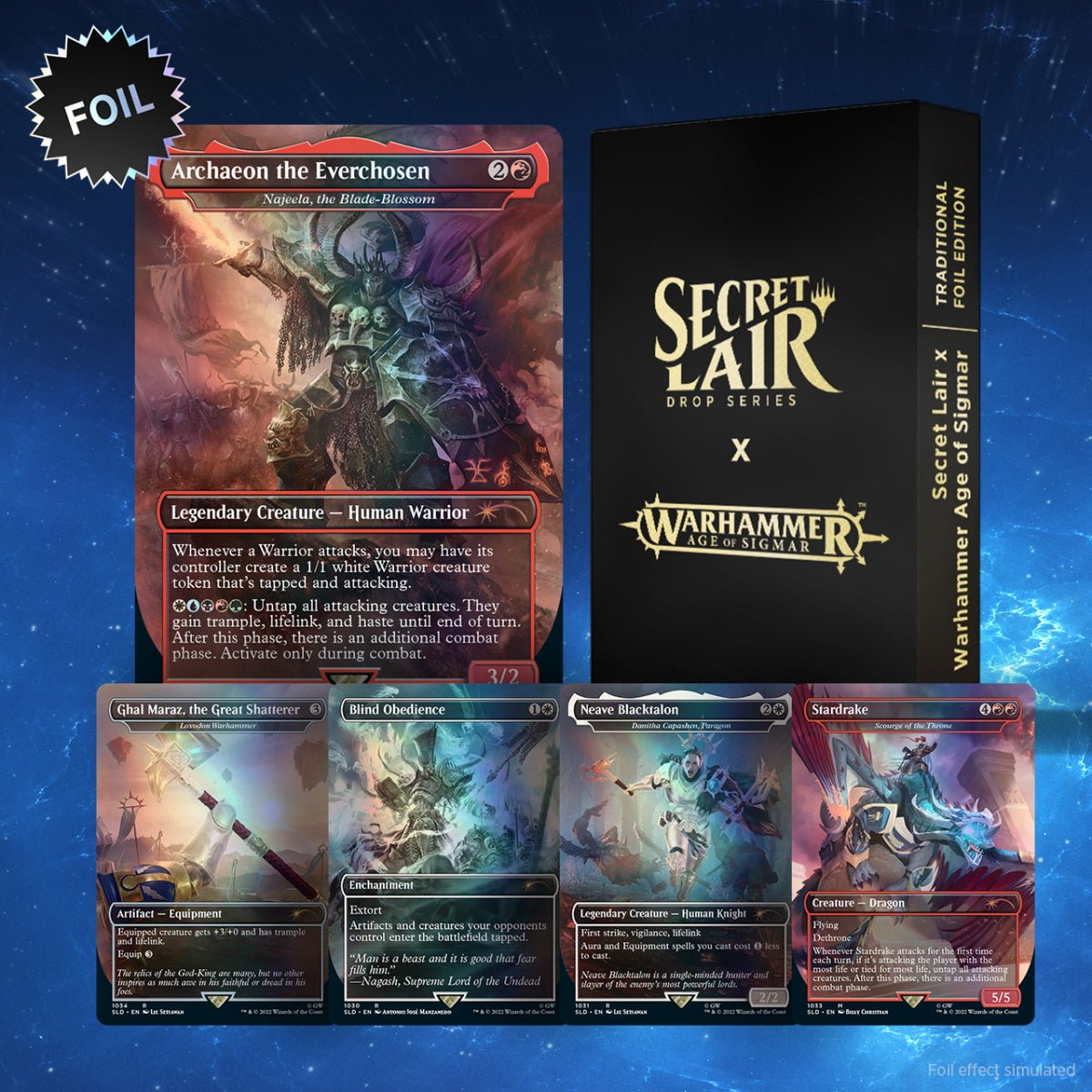 Magic: The Gathering TCG – Secret Lair x Warhammer Age of Sigmar – Foil