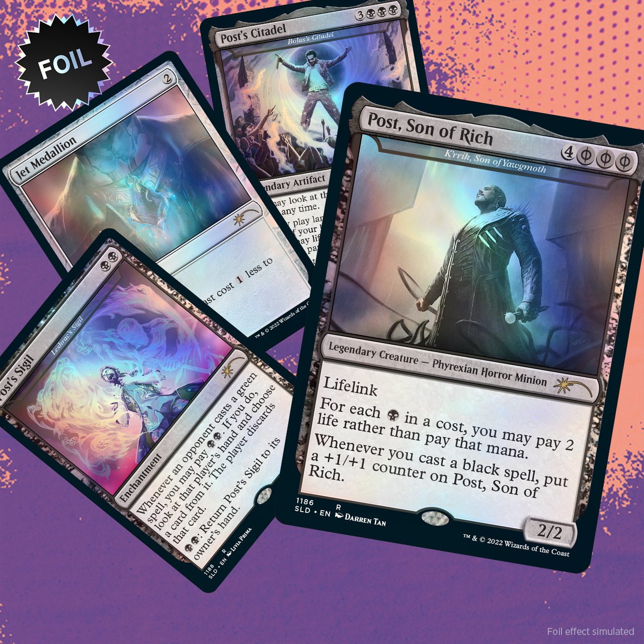 Magic: The Gathering TCG - Secret Lair x Post Malone: Backstage Pass - Foil - Image 2
