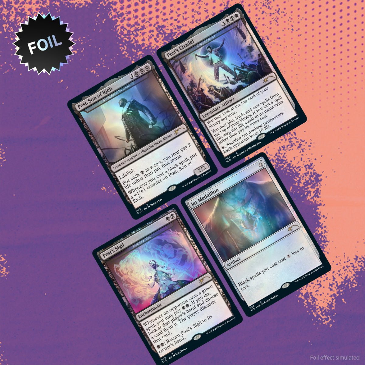 Magic: The Gathering TCG – Secret Lair x Post Malone: Backstage Pass – Foil