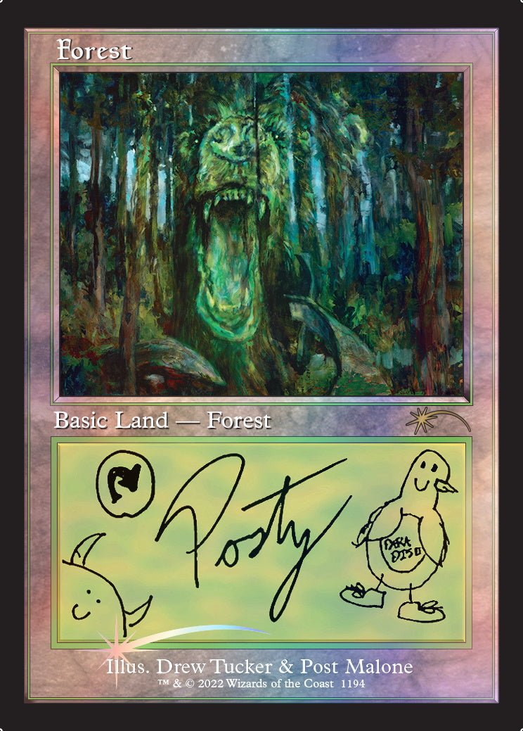 Magic: The Gathering TCG MTG - Secret Lair x Post Malone: The Lands - FOIL - Image 7