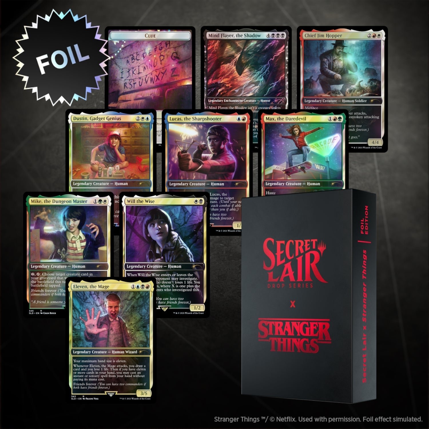 Magic: The Gathering TCG – Secret Lair Drop Series – Stranger Things – Foil Edition